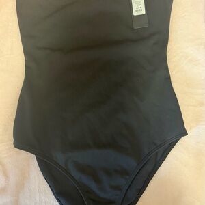 Fashion Nova Classic Black One-Piece Bodysuit